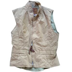 Vintage Schaefer Outfitter Utility Vest Small Western Ranchwear USA Made